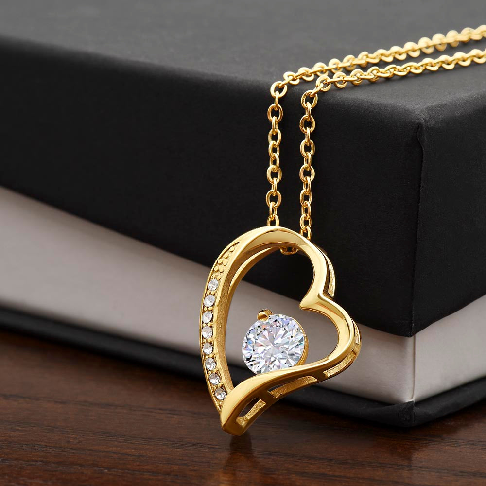 Elegant Heart Necklace Pendant (without message card)