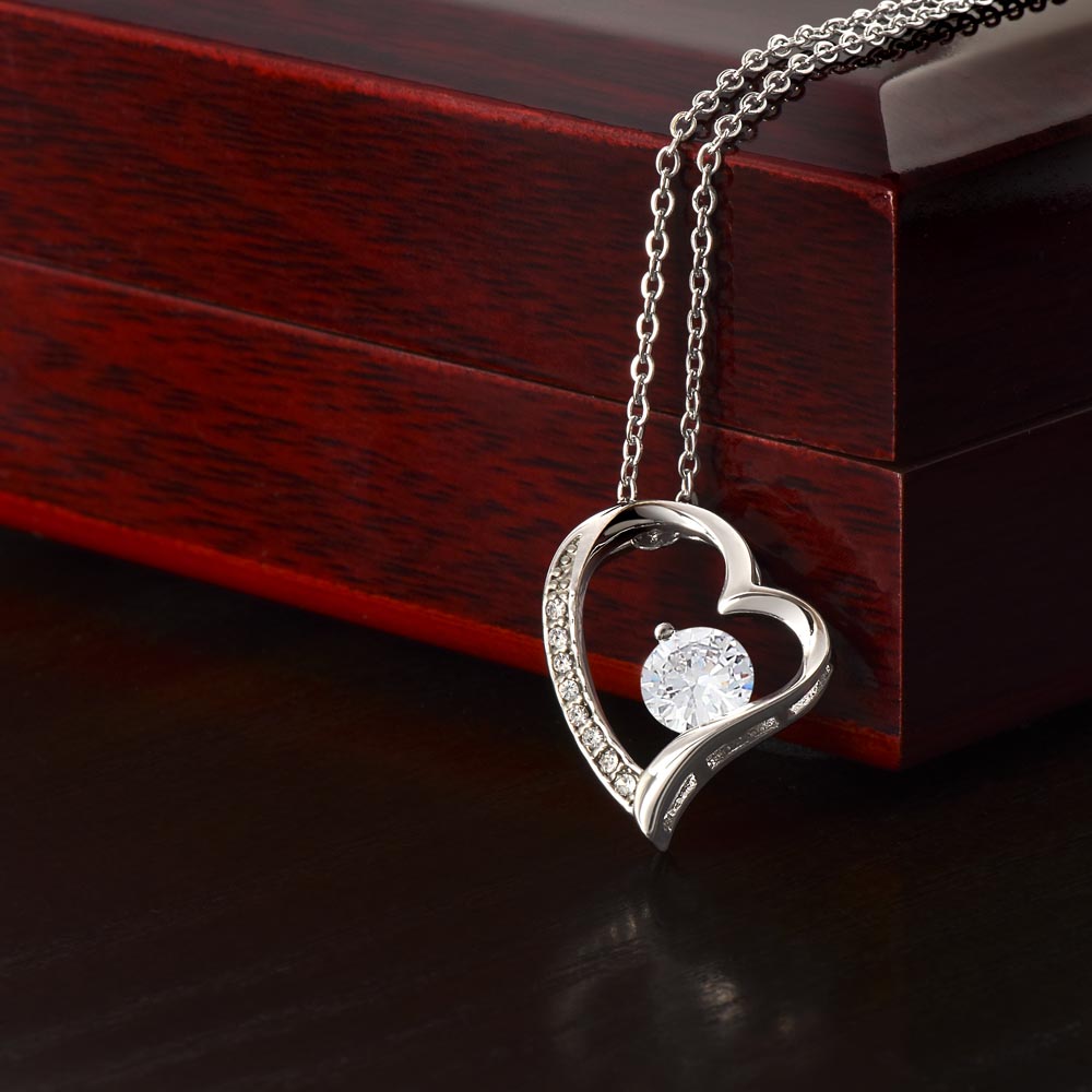 Elegant Heart Necklace Pendant (without message card)