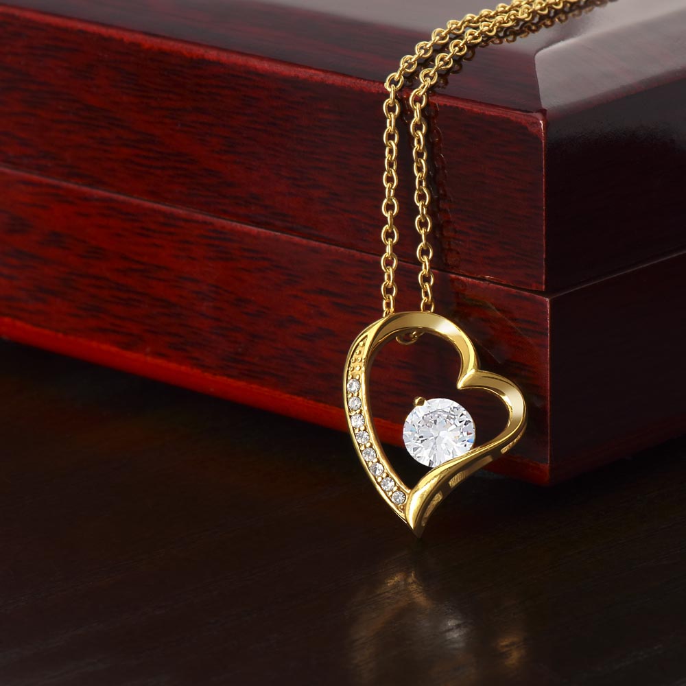 Elegant Heart Necklace Pendant (without message card)