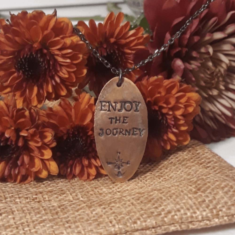 enjoy the journey necklace