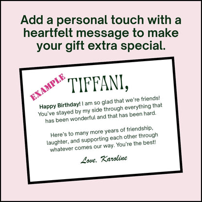 Add personal message 