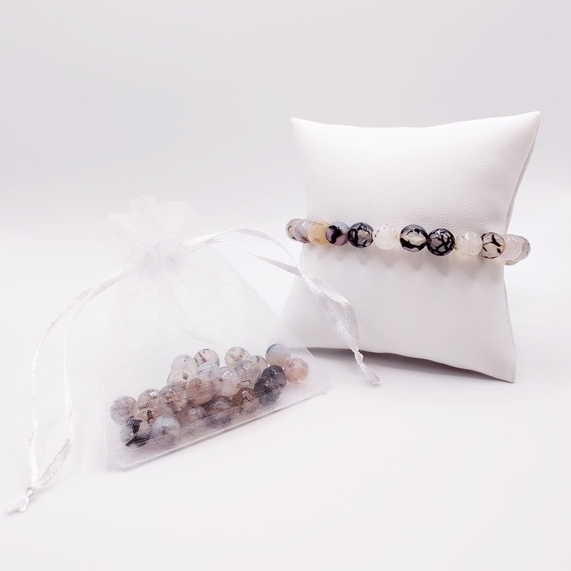 Goal Marker Agate Ice Beads4