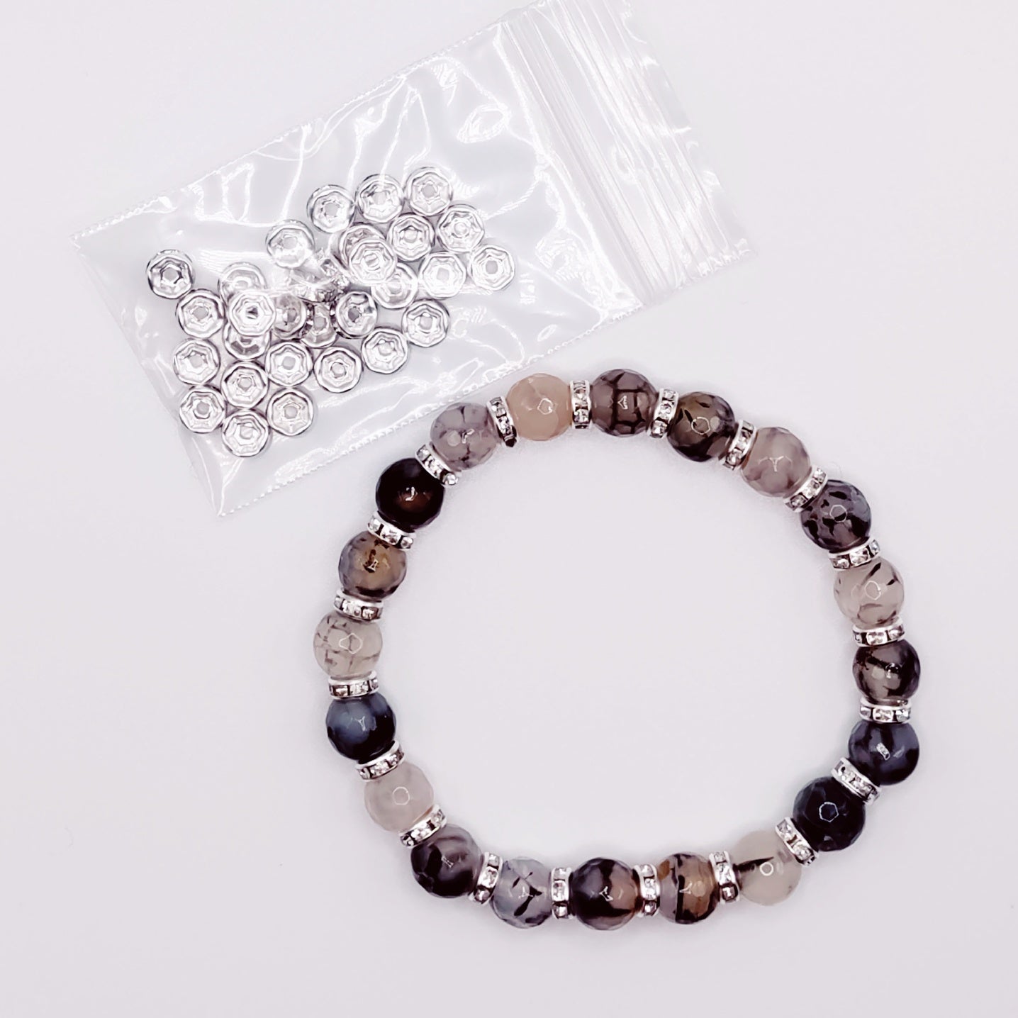 Goal Marker Agate Ice Beads5