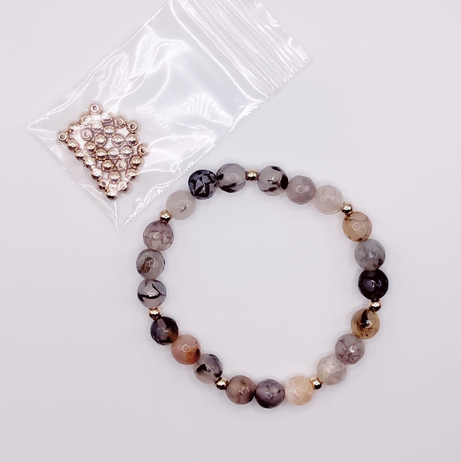 Goal Marker Agate Ice Beads6