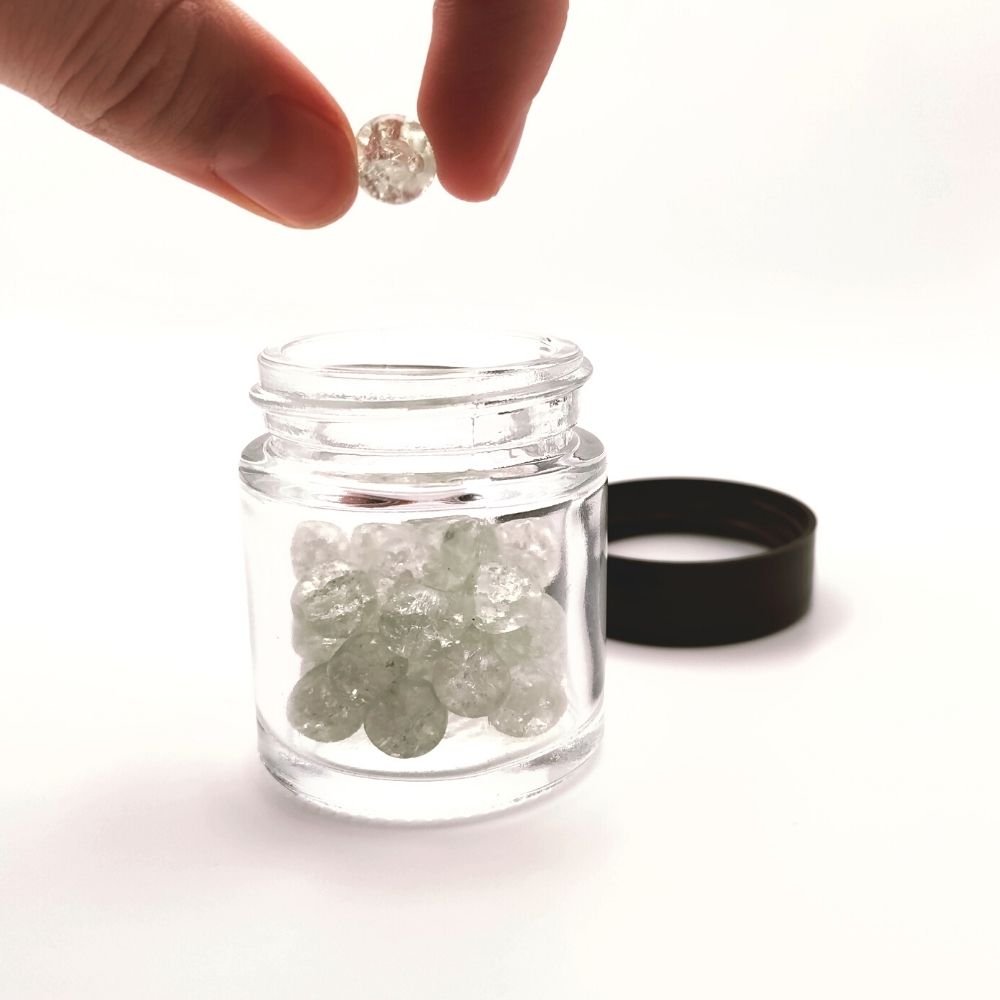 Goal Tracker Clear Crackle Beads2