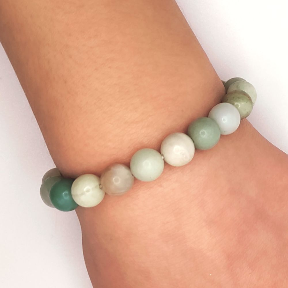Goal tracker beads amazonite