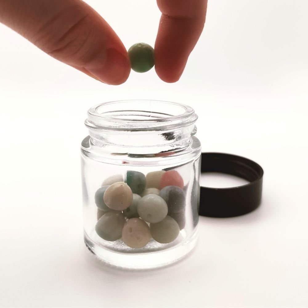 Goal tracker beads amazonite