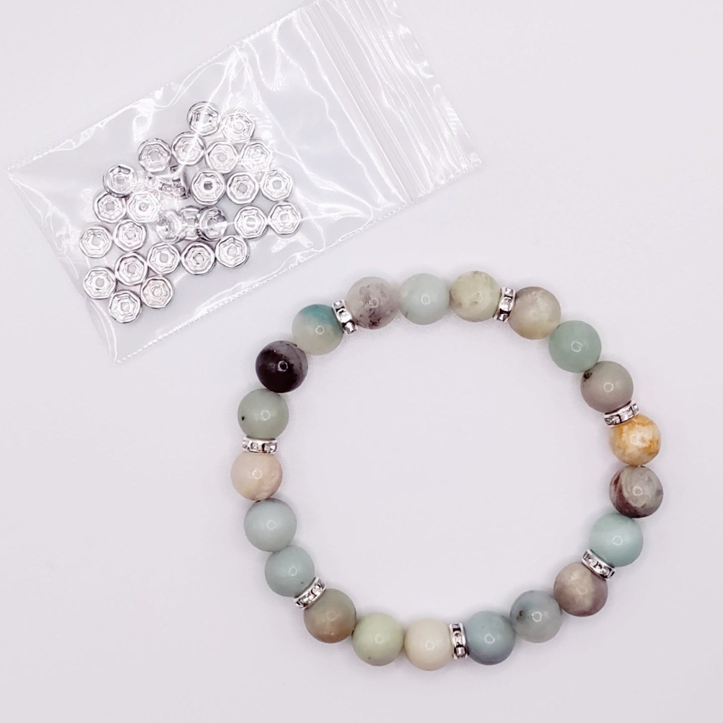 Goal tracker beads amazonite