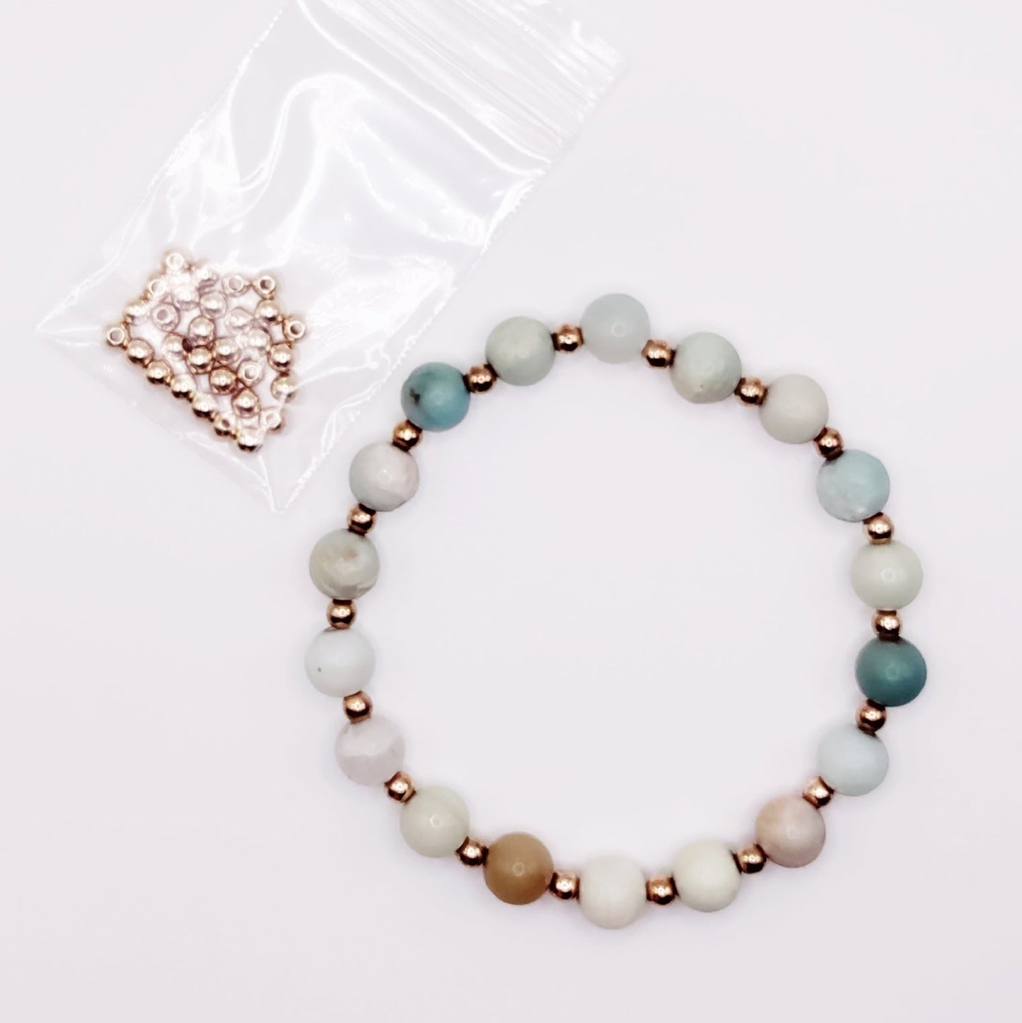 Goal tracker beads amazonite