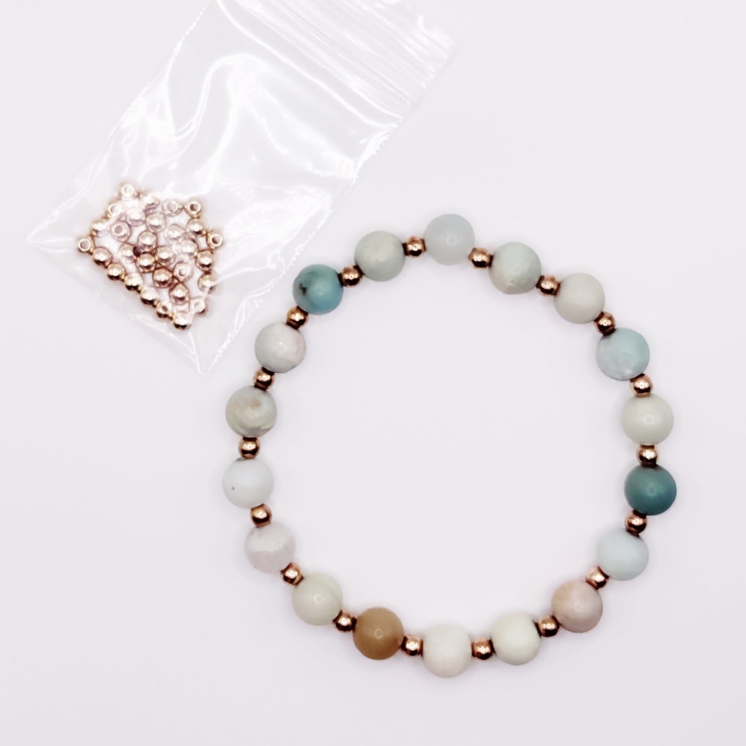 Goal tracker beads amazonite
