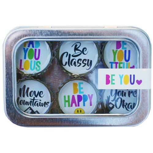 Handmade Inspirational "Be You" Bottlecap Fridge Magnet 