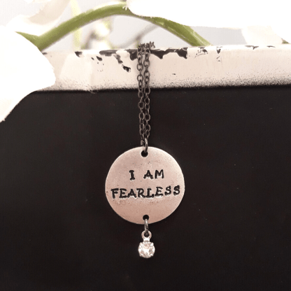 I am fearless necklace