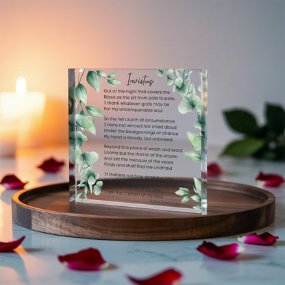 Invictus Poem Plaque 2