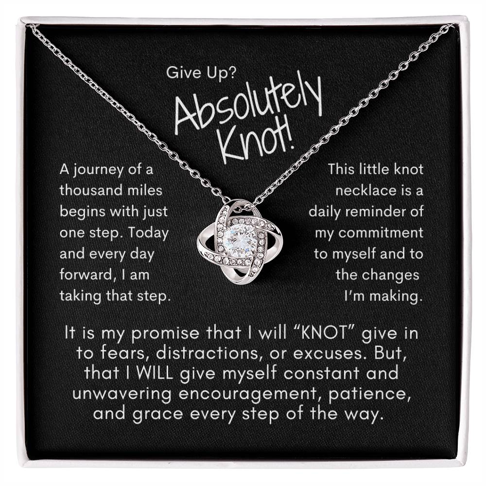 Knot Necklace for Personal Growth 
