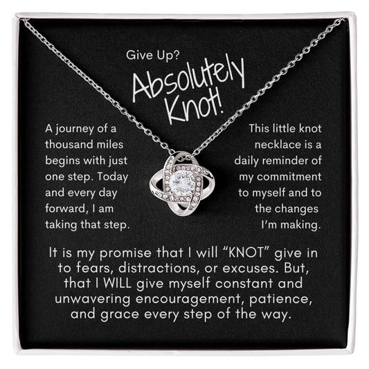 Knot Necklace for Personal Growth 