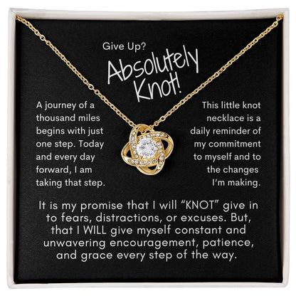 Knot Necklace for Personal Growth 