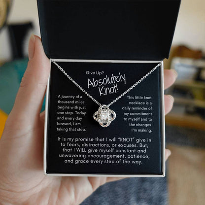 Knot Necklace for Personal Growth 