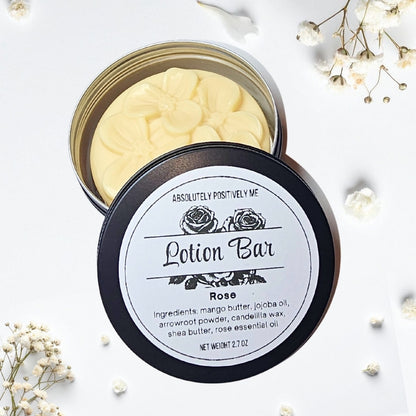 Large Rose Lotion Bar