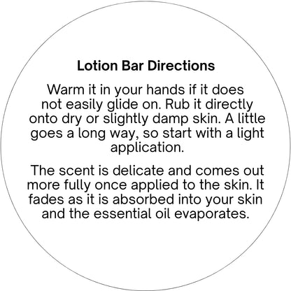 Lotion Bar Directions