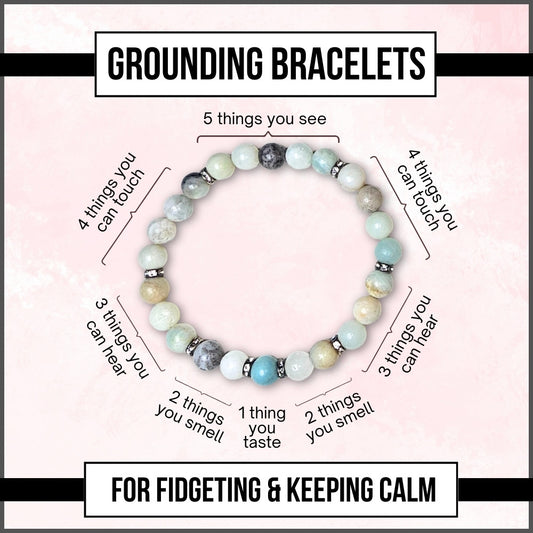 Grounding Bracelets for fidgeting and keeping calm