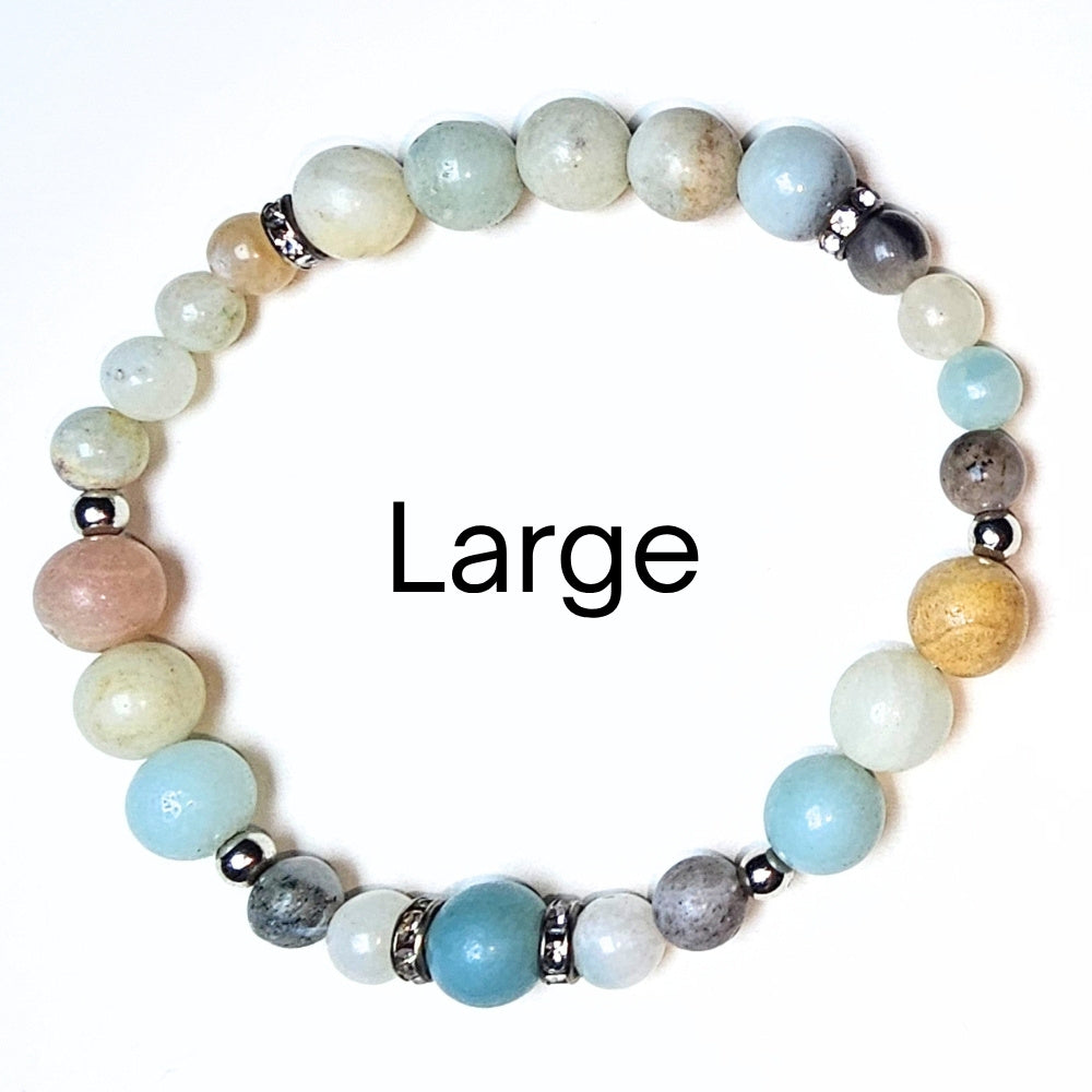 large amazonite bracelet