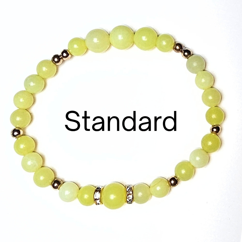 standard lemon jade bracelet
