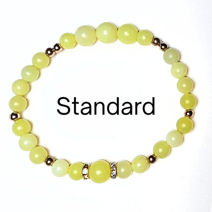 standard lemon jade bracelet