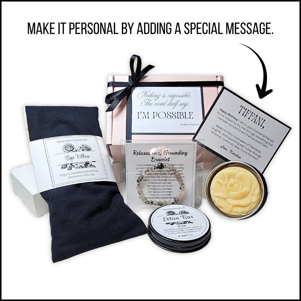 Rose Calming Grounding Set Agate Bracelet