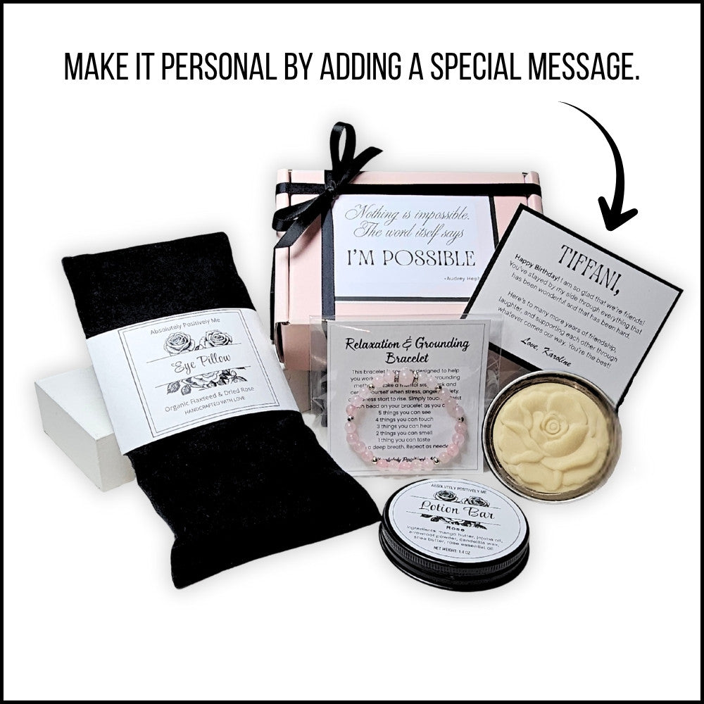 Rose Calming Grounding Set Rose Quartz Bracelet