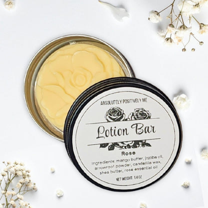 Rose scented Lotion Bar