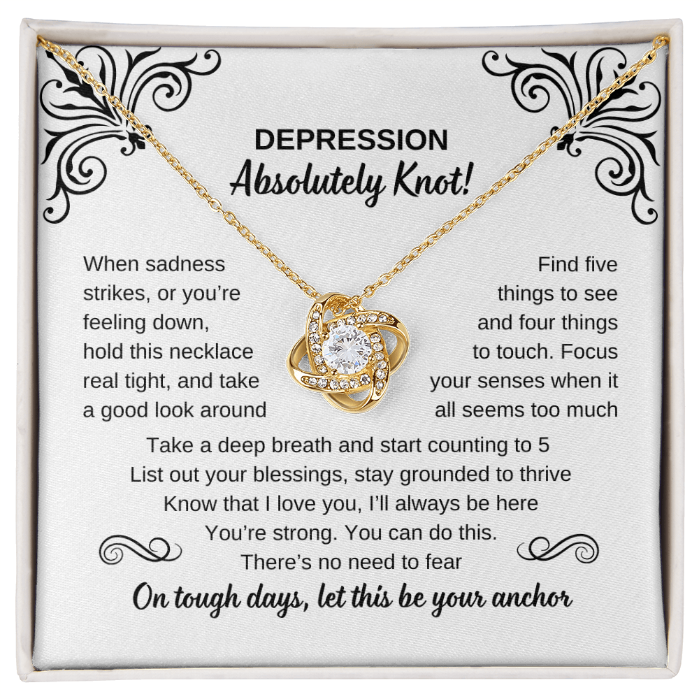 depression support necklace