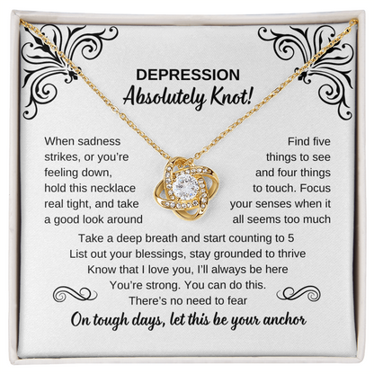 depression support necklace