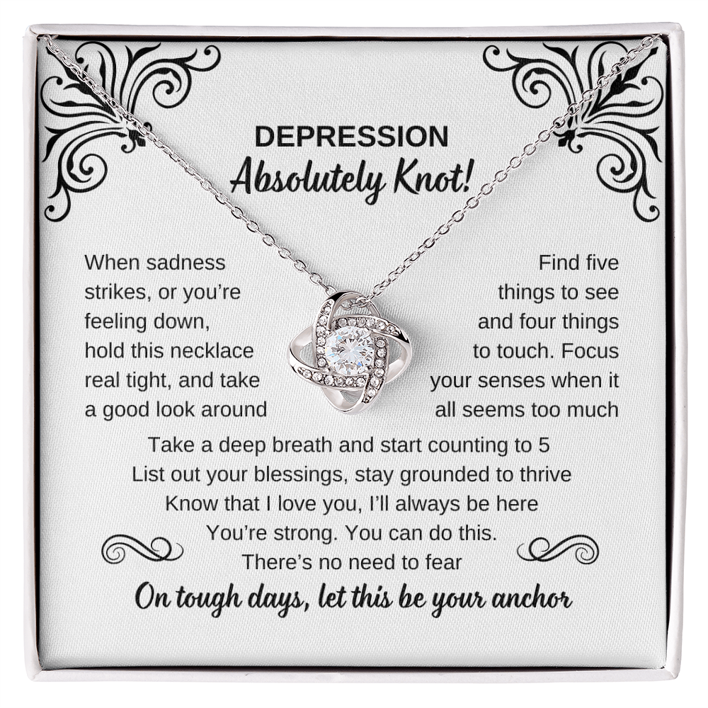 depression support necklace