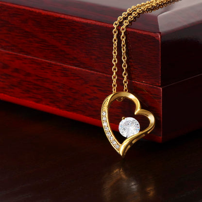 Elegant Heart Necklace Pendant (without message card)