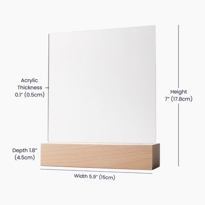 plaque dimensions