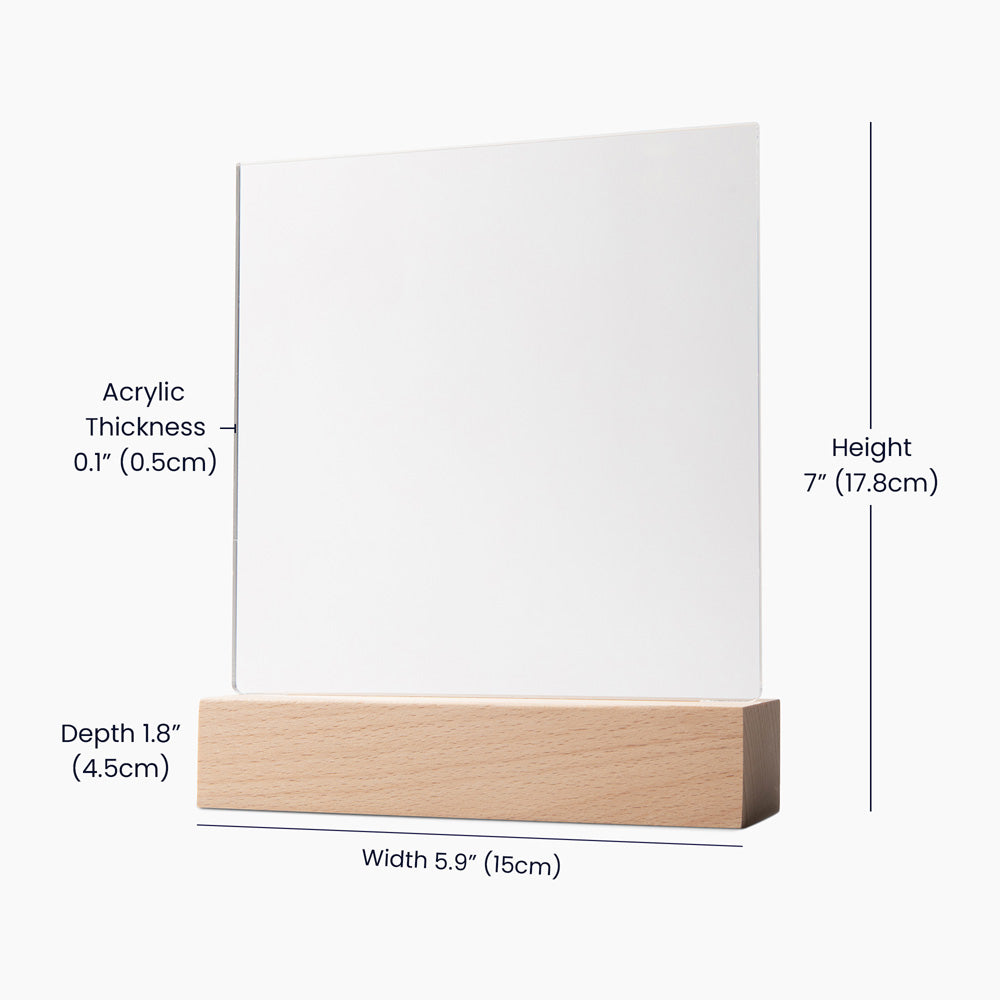 plaque dimensions