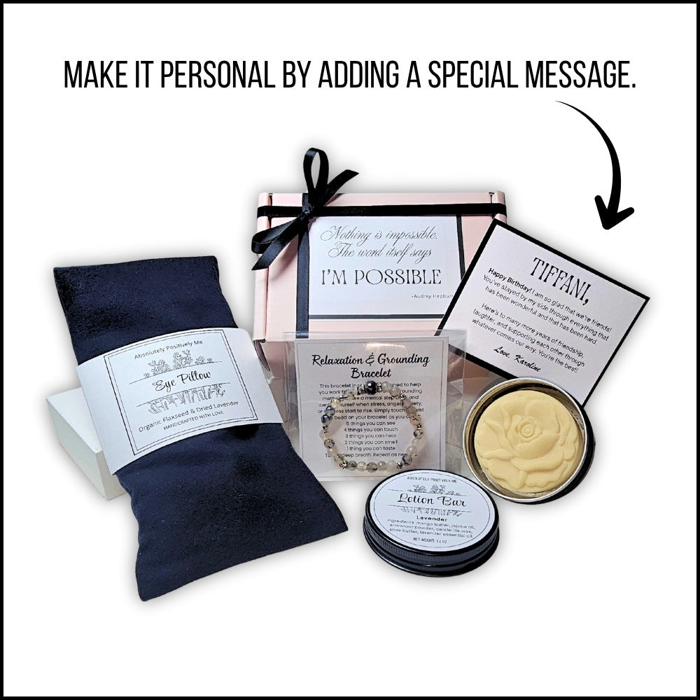 black/gray bracelet lavender grounding set