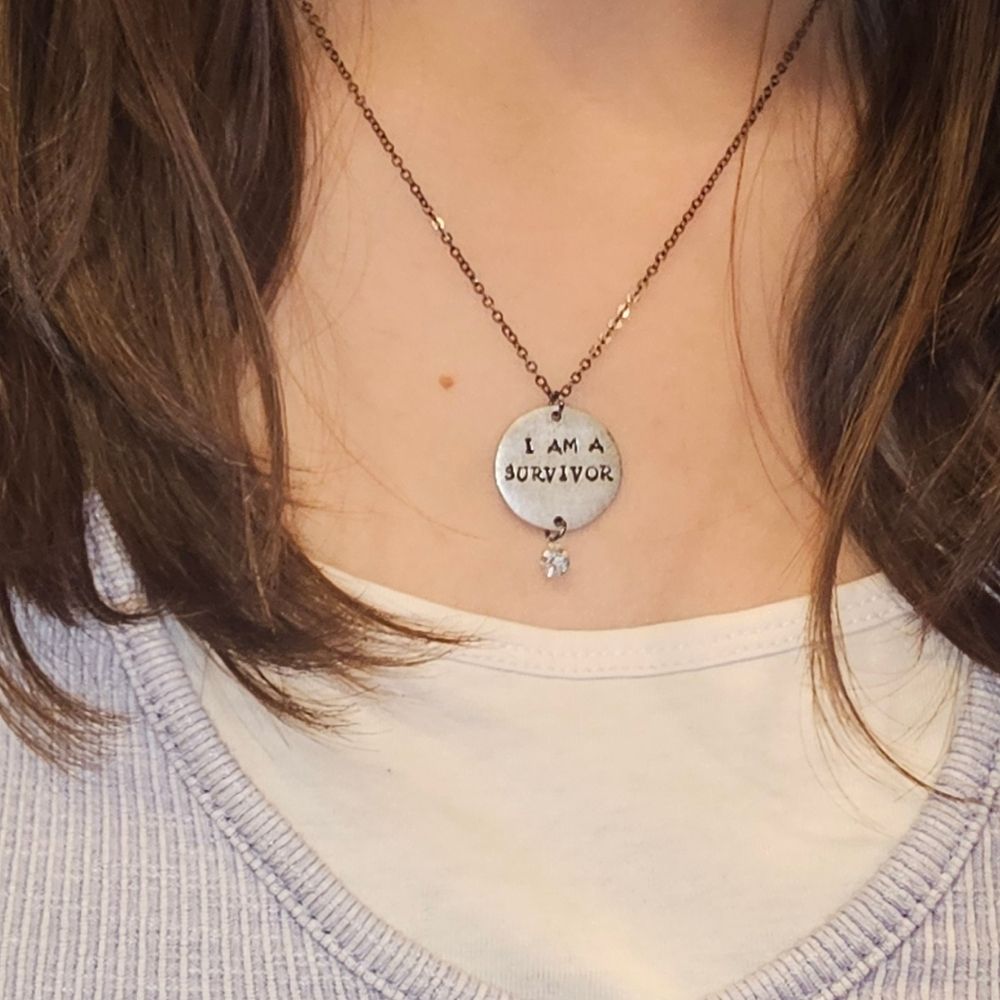 i am a survivor necklace 2