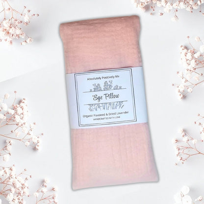 lavender eye pillow peach cover  