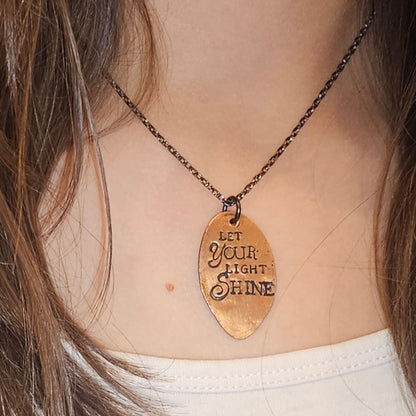 let your light shine necklace