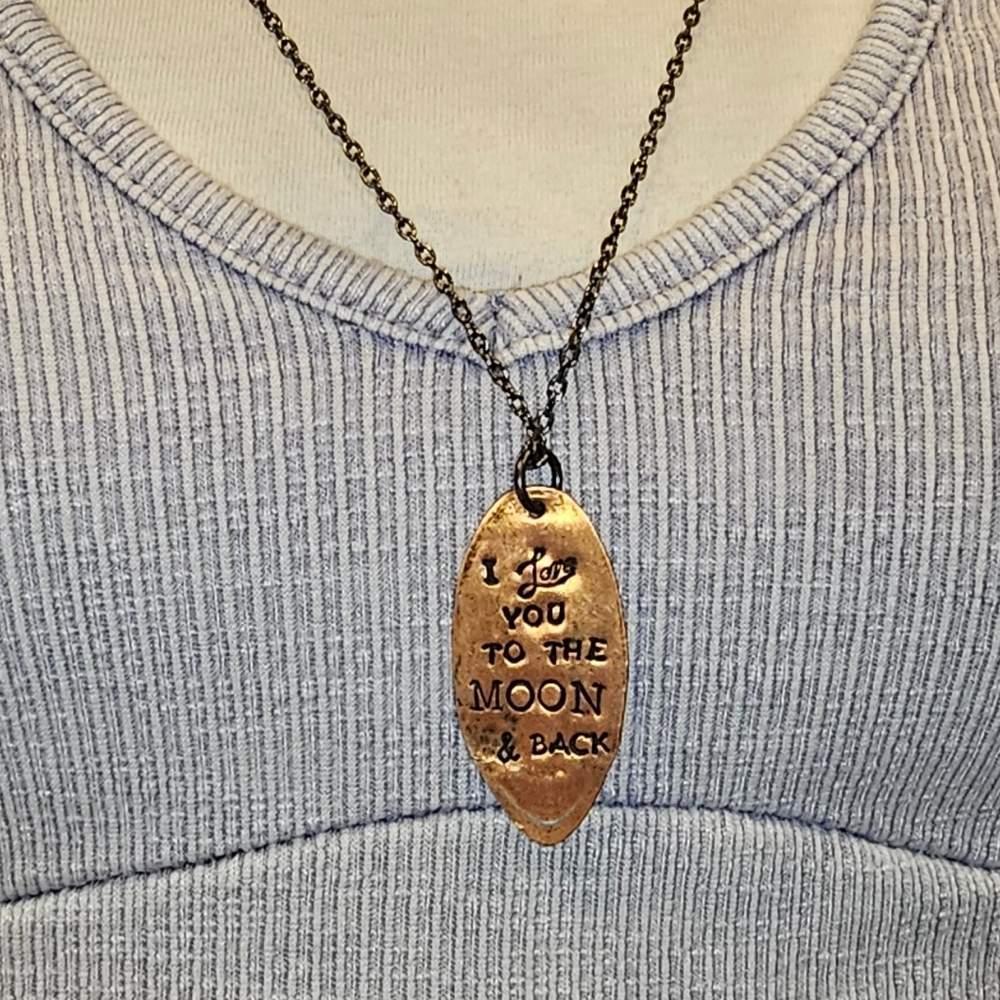 love you to the moon necklace 2