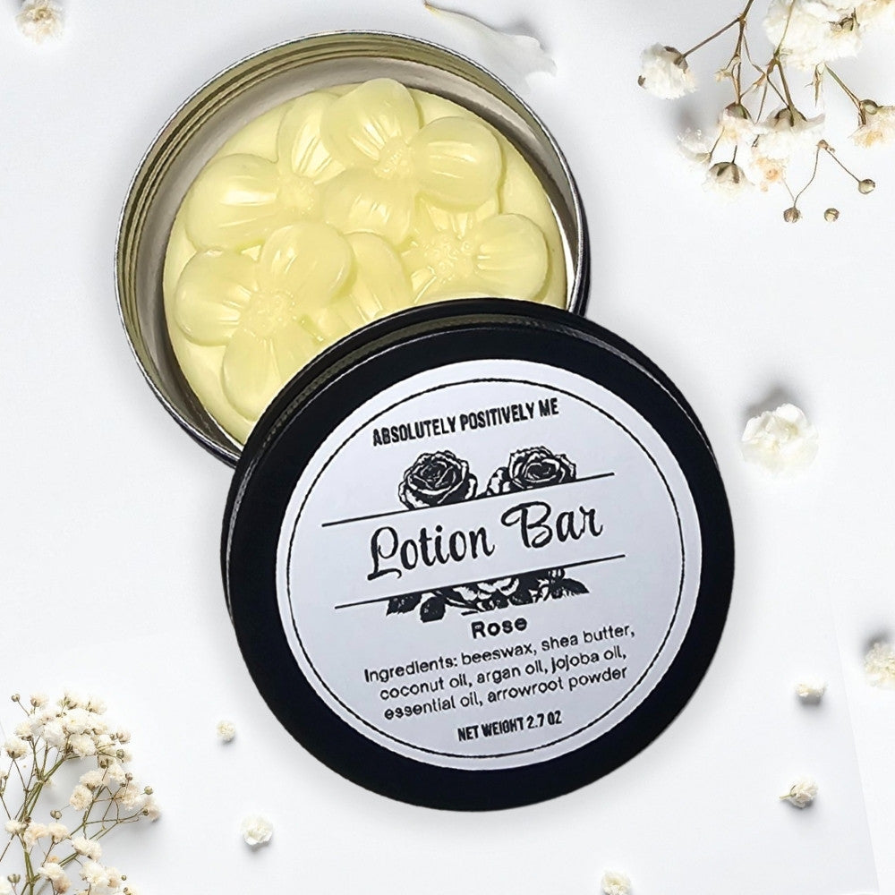 large rose lotion bar