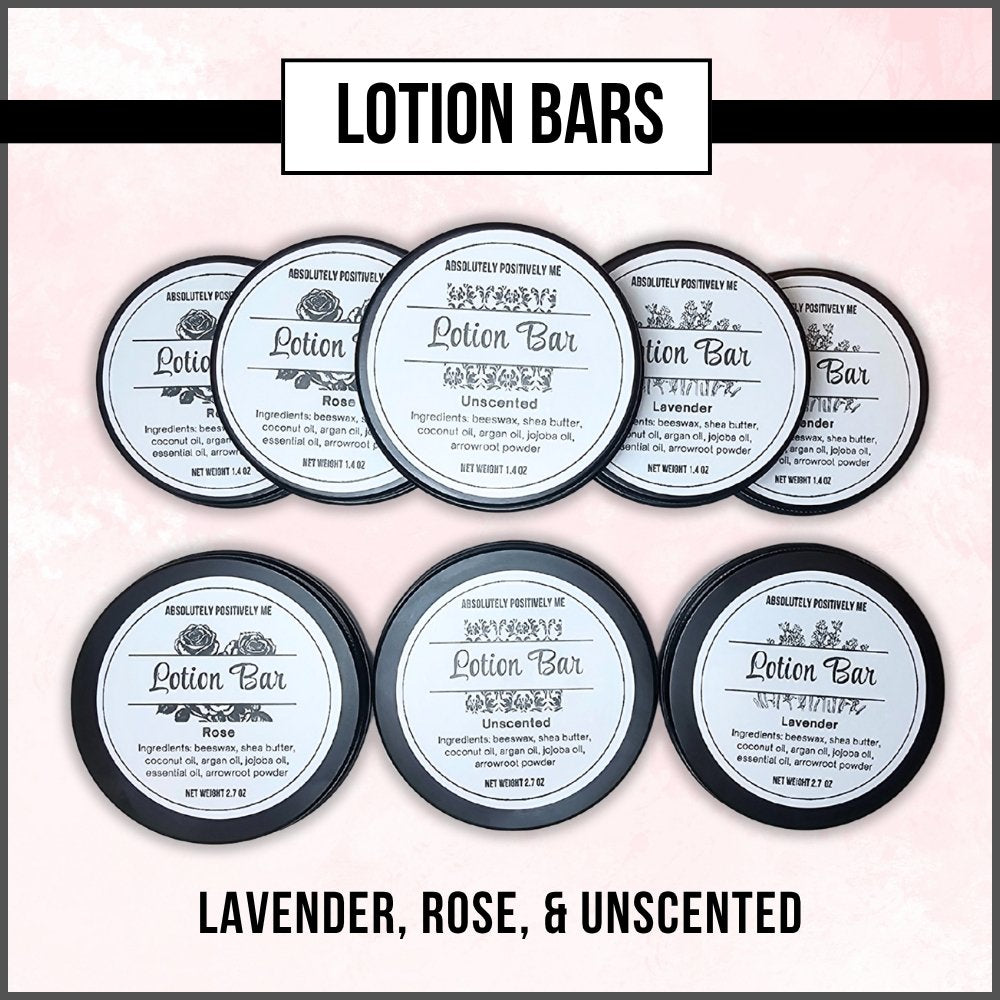 selection of lotion bars