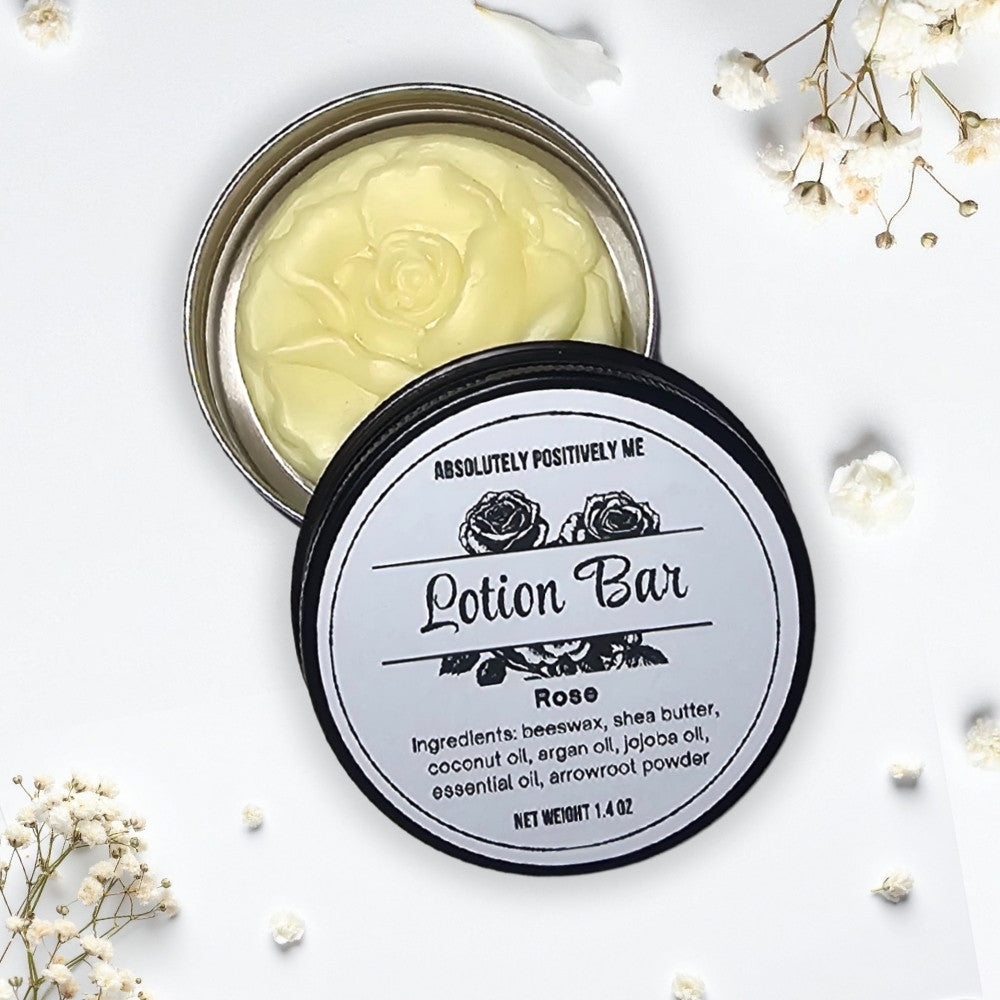 rose lotion bar small
