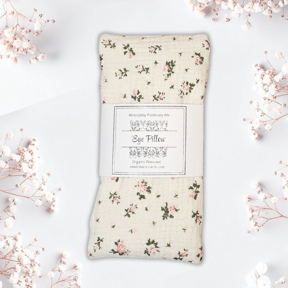 unscented floral eye pillow